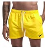 Custom Logo Men's Summer Quick Dry Beach Wear Swimming Shorts Swim Trunks for Men mens white shorts