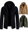 TOPKO High Quality Factory Wholesale OEM ODM Men's Casual Sports Hooded Jacket Winter Windproof Bomber Outdoor Clothing