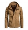 TOPKO High Quality Factory Wholesale OEM ODM Men's Casual Sports Hooded Jacket Winter Windproof Bomber Outdoor Clothing