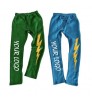 Custom Logo Men's Stacked Sweat Trousers High Street Hip Hop 3D Puff Print Jogger Track Pants