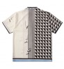 2022 Lasted Digital Printed Men's Collar T Shirts Rayon Viscose High Fashion Quality Vintage Short Sleeve Shirts For Men