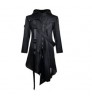 YiXin Plus Size Men's Jackets Gothic Black New Hooded Coat Casual Jackets For Men 2022 Mens Windbreaker Hooded Jacket