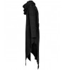 YiXin Plus Size Men's Jackets Gothic Black New Hooded Coat Casual Jackets For Men 2022 Mens Windbreaker Hooded Jacket