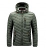 2022 Saco casual custom winter for fuzzy puffer parka vintage warm windproof outwear padding softshell hooded for men's jackets