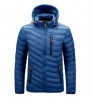 2022 Saco casual custom winter for fuzzy puffer parka vintage warm windproof outwear padding softshell hooded for men's jackets