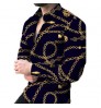 Factory Supplier fashion shirts button up shirt custom print man flower shirt