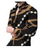 Factory Supplier fashion shirts button up shirt custom print man flower shirt