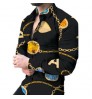 Factory Supplier fashion shirts button up shirt custom print man flower shirt