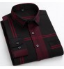 2021 Fashion Business Plus Size Shirts Male Custom Polyester Shirts Long Sleeve Male Men Dress Shirts For Boy