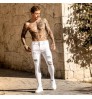 Factory Directly Wholesale Designers Jeans Mens Ripped Skinny Stretch Denim Pants Slim Distressed ripped skinny Men's Jeans