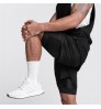 New Custom Casual Training Essentials 2 In 1 Jogger Athletic Boxing Gym Workout Sports Running Mesh Basketball Men's Shorts