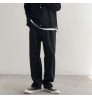 Retro Style Breathable Denim Straight Loose Wide Legs High Quality Trousers Casual Cotton Jeans Men'S Pants