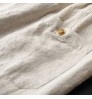 Shinesia men's linen pants men cotton breathable summer straight tube solid color elastic waist leisure custom Linen Pants