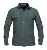 S.archon Tactical Army Men's Shirts Outdoor Casual Long Sleeve Button Up Thin Breathable Hunting Loose Work Multiple Pockets