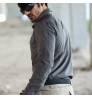 S.archon Tactical Army Men's Shirts Outdoor Casual Long Sleeve Button Up Thin Breathable Hunting Loose Work Multiple Pockets