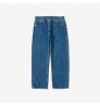 Wholesale custom Japanese style trousers street trend retro wash loose straight-leg men's jeans for men
