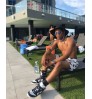 2022 Summer beach shorts fitness running breathable fashion casual men's mesh shorts