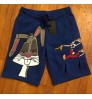 Active Athletic Cartoon Sublimated Pants Elastic Waist Shorts men's shorts