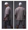 2022 summer mens workout fleece drawstring embossed printed beach running nylon mens cargo polyester woven men custom shorts