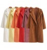 Women's Coat Women's Autumn And Winter New Net Red Wind Lamb Wool Coat Women's Middle Long Coat Cotton Coat