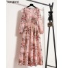 Spring Women Maxi Dresses Casual Full Sleeve Floral Printed O-neck Woman Bohe Beach Party Long Dress Mujer Vestidos Dropshipping