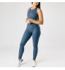 Elastic Waist Cotton Autumn Women Fitness clothing mult color Knitting high rise tights Female Yoga Pants