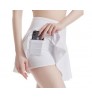 Factory Price Promotional Product Polyester Solid Color Pleated Womens Skirts