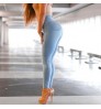 2022 New Blue Carry buttock Show thin big and tall The leisure Stretch Women's trousers Women's Jeans
