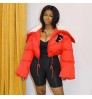 Q22TP392 Wholesale Fashion American women's clothing Fall Winter jacket casual letter embroidery quilted jacket women's coats