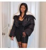 Q22TP392 Wholesale Fashion American women's clothing Fall Winter jacket casual letter embroidery quilted jacket women's coats