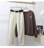 Women's Jeans Women Casual Streetwear Workout Harem Boy Friend High Waist Mom Jeans Ladies Denim Trousers Pants