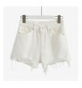 Women's denim shorts 2022 new high-waist shorts women casual loose ladies fashion large size elastic waist wide-leg short jeans