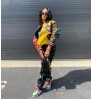 2022 autumn winter women's coat zip up letterman jacket casual varsity jacket coats for women lady plus size bombers jacket