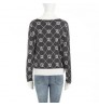 Knitwear custom autumn winter v neck long sleeved wool sweater knitted women's cardigans