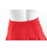 custom 2022 summer New high waisted A word pleated knit skirt black stylish women's skirt