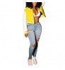 D7515 New arrival women varsity jackets customized logo baseball jacket solid patchwork varsity jackets women
