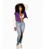 D7515 New arrival women varsity jackets customized logo baseball jacket solid patchwork varsity jackets women