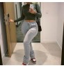 A20372P custom winter jogger pants women fashionable sport pants fall sweat stacked leggings for women