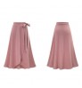 Ikebel Customized Largas Skirt Long Wrap Skirt Sexy Dinner Dress Clothes Casual Womens Career Plus Size Elegant Skirt