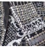 4XL Wholesale 2021 New Fashion Women Suit Deep V neck plus size long blazer jacket with beaded print women's coat