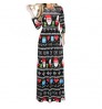 Ecoparty Spring Autumn Women Dress Female Fashion Long Sleeve Floral Print Long Maxi Dress Ladies Casual Ankle-Length Vestido
