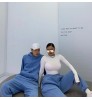 2021 Winter custom casual comfy cotton oversized harem track womens jogging pants multicolor ladies sweat pants