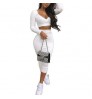2021 Full Sleeve Ladies Night Sexy Dresses Clothes Women Two Piece Party Dresses