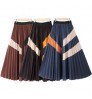 Custom Design OEM Solid or Digital Print Woman's Plus Size Clothes Ladies Sexy Pleated Dress & Skirts Fashion Skirt for Women