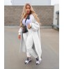 Women's Long Sleeve Casual Open Front Knit Winter Cardigan Plus Size Sweater