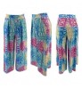Summer Pretty Letter Print Palazzo Pants High Street High Waist Pocket Loose Long Wide Leg Pants Women's Pants & Trousers