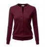 2023 Amazon Top Seller Long Sleeve Round Neck Button Plain Sweater Knitted Women Cardigan Knitwear Women's Sweaters