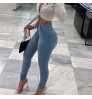 XS-6XL plus size Amazon hot jeans Women's European and American style women's skinny jeans pencil pants