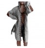 2022 fashion fall autumn winter long women knitted hooded sweater ladies cardigan women's sweaters