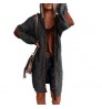 2022 fashion fall autumn winter long women knitted hooded sweater ladies cardigan women's sweaters